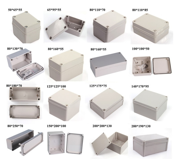 158x90x60mm IP65 ABS Plastic Waterproof junction Box with clear lid