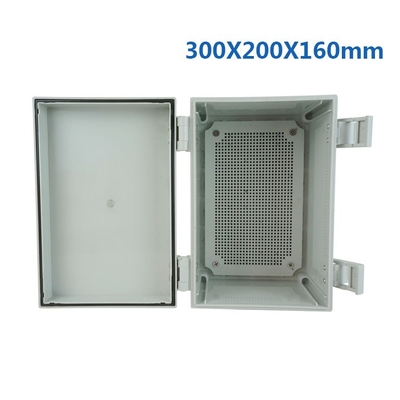 China 300x200x160 Hinged Cover IP65 Waterproof Plastic Enclosure for Electrical Project Includes Internal Mounting Panel supplier
