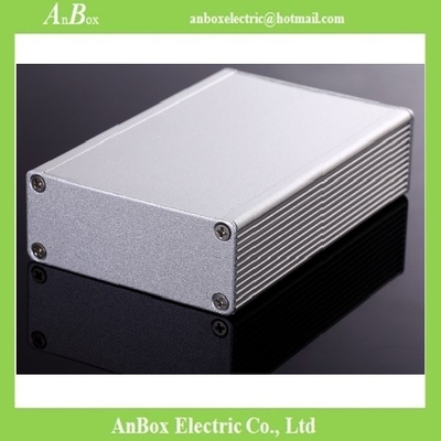 China 100x66x27mm 6063 t5 extruded aluminum box for instrument  wholesale and retail supplier