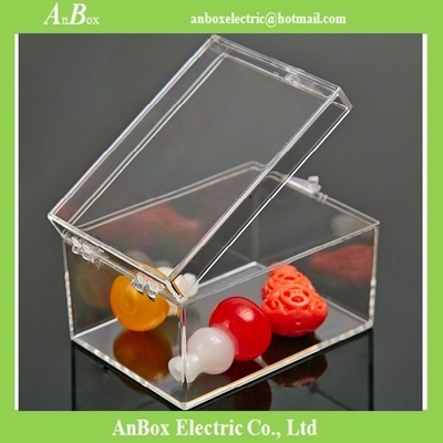 China Poly Carbonate rectangle transparent gift box plastic transparent box with lid for packing supplier