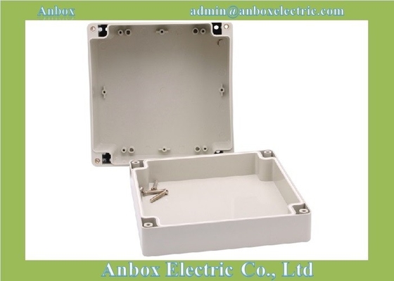 China 160x160x90mm waterproof high impact ABS project enclosures with brass inserts supplier
