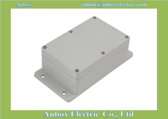 China 192x100x62mm IP65 grey colour din rail enclosure with flange supplier