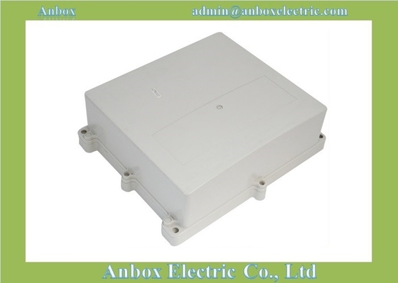 China 330x300x90mm IP65 grey colour large plastic electrical cabinets with flange supplier