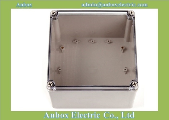 China 200*200*130mm ip66 Waterproof Clear Cover Plastic Enclosure Junction Box supplier