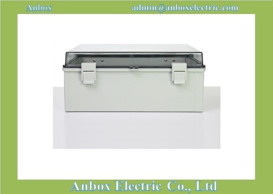 China 400x300x170mm ip66 PC clear switch box with lock supplier