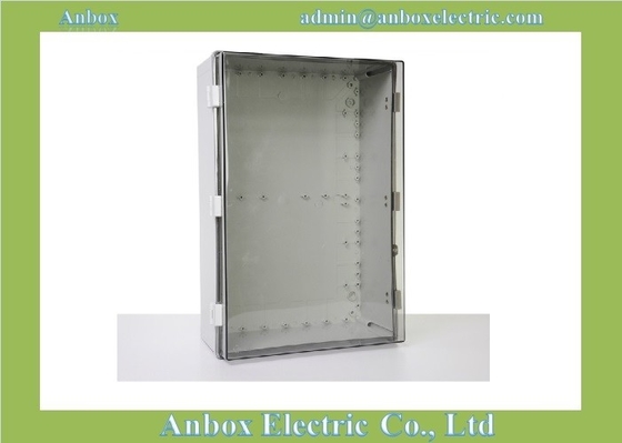 China 600x400x220mm ip66 PC clear waterproof hinged plastic box hinged box supplier