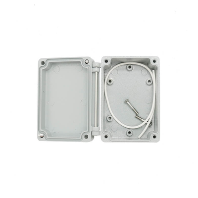 China 100x68x50mm Metal Aluminum Junction Box Waterproof with Hinge Manufacturer supplier