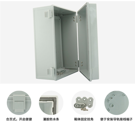 China 400x300x180mm IP65 Large Hinged Electrical Enclosures | IP66 Enclosure Boxes supplier