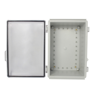 China 280x190x140mm / 11.02&quot;x7.48&quot;x5.51&quot; Hinged Lid Plastic NEMA Boxes with Stainless Steel Latch supplier