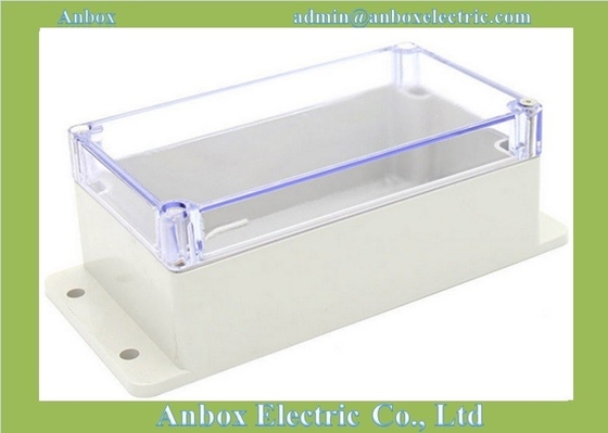 158*90*64mm wall mount plastic waterproof standard plastic enclosures with transparent lid supplier