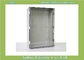 600x400x220mm ip66 PC clear waterproof hinged plastic box hinged box supplier