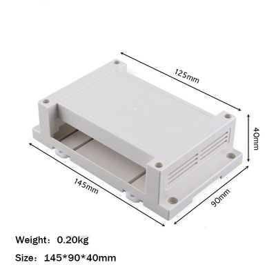 PLC Din Rail Enclosure For Electronic Diy Switch Box Cable Junction Box 145*90*40 Mm supplier