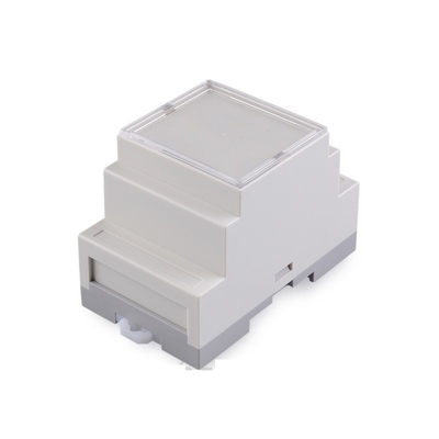 Din Rail Abs Cabinet DIY Circuit Board Outlet Switch Enclosure Fireproof 53*87*60mm supplier