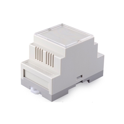 Din Rail Abs Cabinet DIY Circuit Board Outlet Switch Enclosure Fireproof 53*87*60mm supplier