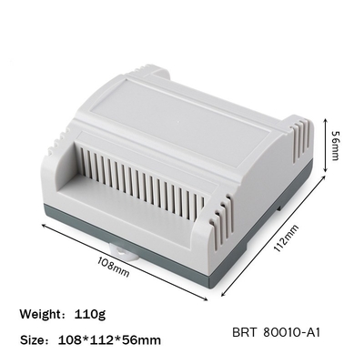 108*112*56mm Din Rail Enclosure For Electronic Diy Fireproof Plastic Housing Distribution Box supplier