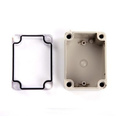 65x50x55 Mm Outdoor Junction Box Ip66 With Clear Cover For Electrical Enclosure supplier