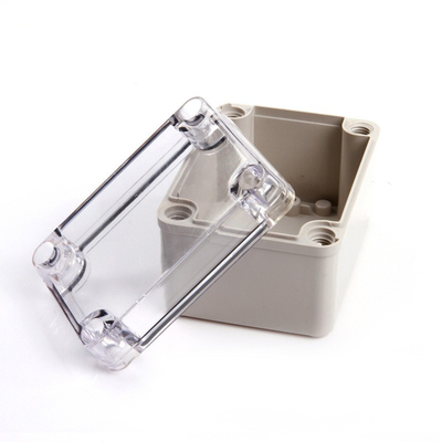 65x50x55 Mm Outdoor Junction Box Ip66 With Clear Cover For Electrical Enclosure supplier