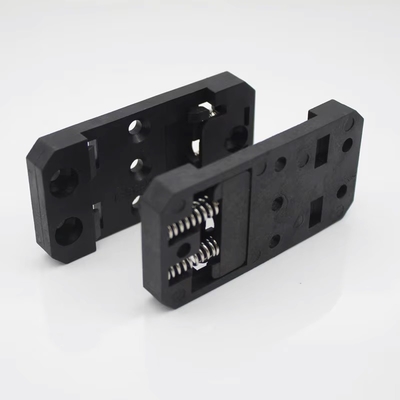 A-35-1 PA66 Guide Rail Buckle Of Simple PCB Circuit Board Mounting Bracket DIN Rail Mounting PCB Carrier PCB Bracket supplier