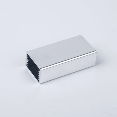 Small Lightweight Aluminum Case Width 40mm Height 25mm Length 80mm In Anodized Silver For DIY Project Box supplier