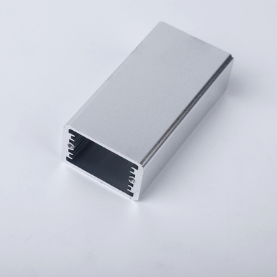 Small Lightweight Aluminum Case Width 40mm Height 25mm Length 80mm In Anodized Silver For DIY Project Box supplier