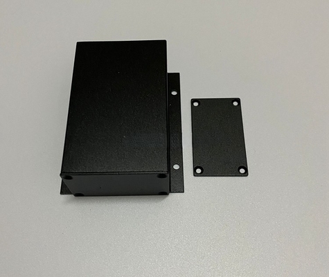 Corrosion Resistance Powder-coated Black Wall Mount Aluminum Enclosure Box For Power Distribution Systems 51mm Width supplier