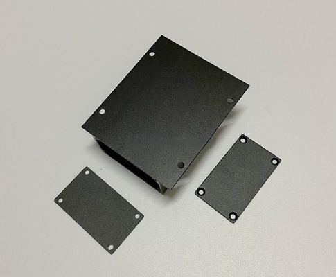 Corrosion Resistance Powder-coated Black Wall Mount Aluminum Enclosure Box For Power Distribution Systems 51mm Width supplier
