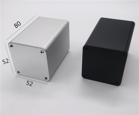 Customizable Design Anodizing White and Black Metal Aluminum Housing Aluminum Box For networking Equipment Size 52*52*80mm supplier
