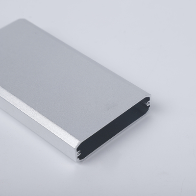 52*13*110mm Customizable Flat Aluminum Case In Silver Color For Electronics PCB Fitting supplier