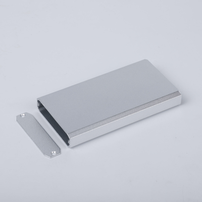 52*13*110mm Customizable Flat Aluminum Case In Silver Color For Electronics PCB Fitting supplier