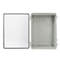 380x280x130mm / 14.96&quot;x11.02&quot;x5.11&quot; Watertight Clear Plastic Enclosure Boxes with Latch Lock supplier
