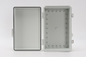 275x175x110mm / 10.82&quot;x6.89&quot;x4.33&quot; Hinged Lid Junction Box Solid Gray Lid ABS Plastic supplier