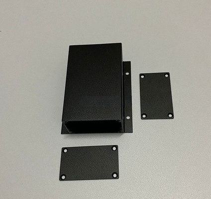 Corrosion Resistance Powder-coated Black Wall Mount Aluminum Enclosure Box For Power Distribution Systems 51mm Width